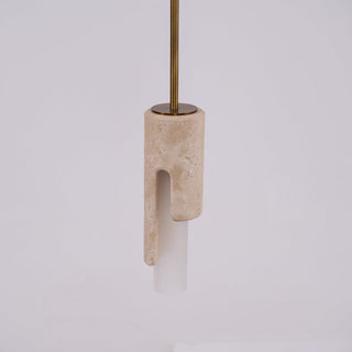 Elix Suspension Marbre Verre Moderne Salon-Luire
