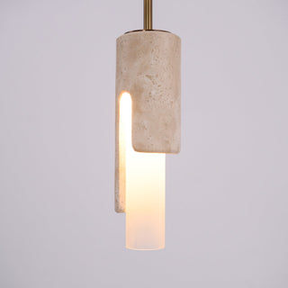 Elix Suspension Marbre Verre Moderne Salon-Luire