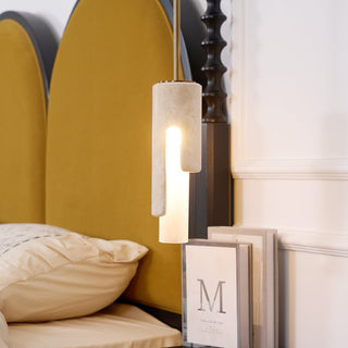 Elix Suspension Marbre Verre Moderne Salon-Luire