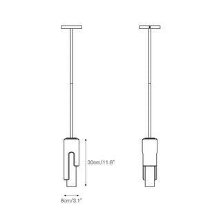Elix Suspension Marbre Verre Moderne Salon-Luire