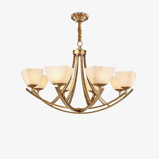 Crown Lustre Classique en Laiton
