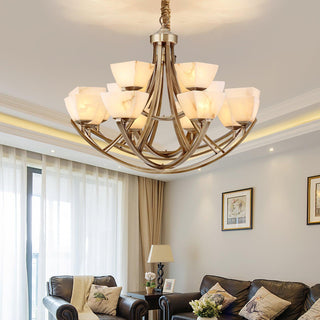Crown Lustre Classique en Laiton