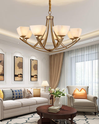 Crown Lustre Classique en Laiton