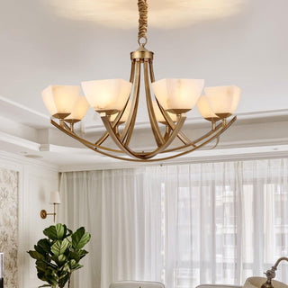 Crown Lustre Classique en Laiton