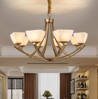 Crown Lustre Classique en Laiton
