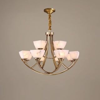 Crown Lustre Classique en Laiton