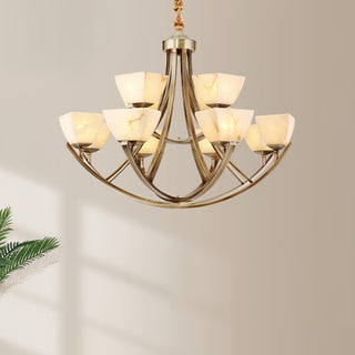 Crown Lustre Classique en Laiton
