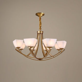 Crown Lustre Classique en Laiton
