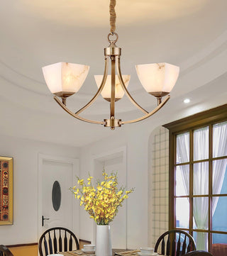 Crown Lustre Classique en Laiton