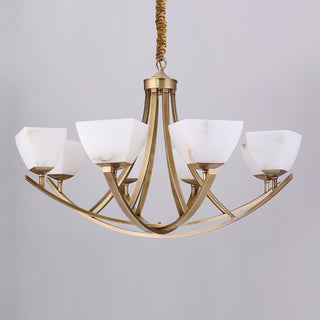 Crown Lustre Classique en Laiton