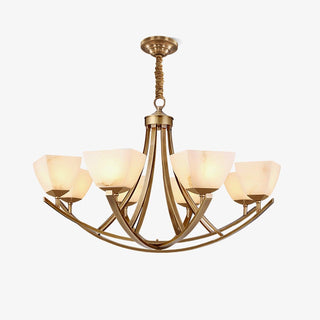 Crown Lustre Classique en Laiton