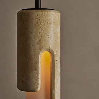 Elix Suspension Marbre Verre Moderne Salon-Luire
