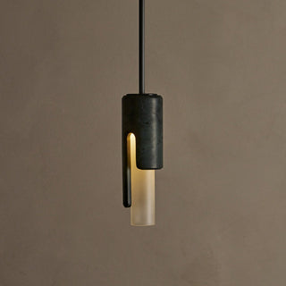 Elix Suspension Marbre Verre Moderne Salon-Luire
