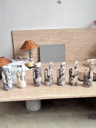 Elix Suspension Marbre Verre Moderne Salon-Luire
