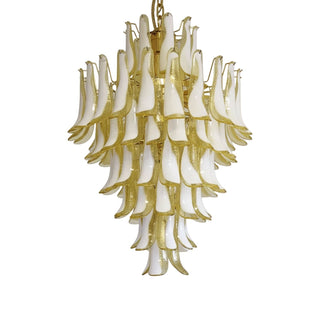 Dravina Glass Petals Pendant Lamp-Neutral Decor