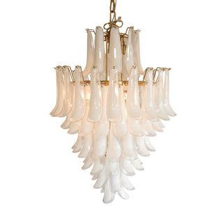 Dravina Glass Petals Pendant Lamp-Neutral Decor