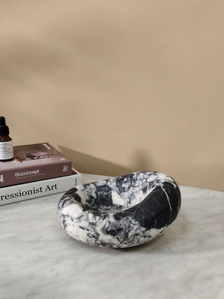 Drift Bowl Marble Tray-Neutral Decor