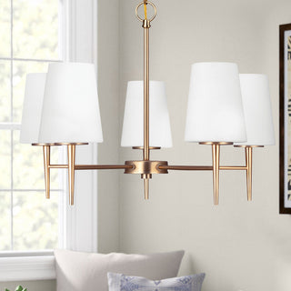 Gaze Lustre Laiton Verre Élégance Vintage Salon