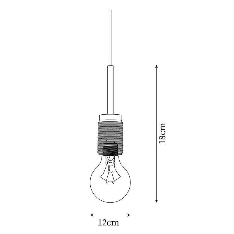 Pendant Lamp Brass Minimalist Metal Fixture for Dining or Kitchen-Neutral Decor