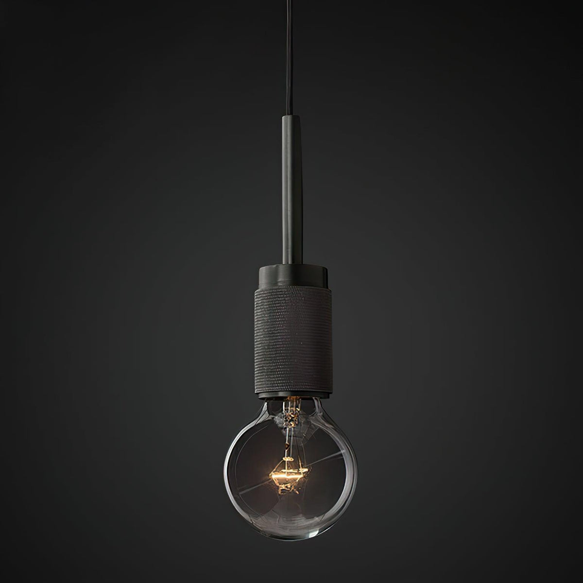 Pendant Lamp Brass Minimalist Metal Fixture for Dining or Kitchen-Neutral Decor