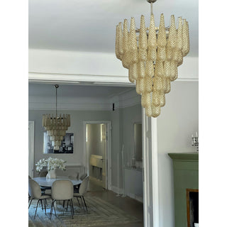 Inset Lustre Goutte Murano Métal Verre Premium