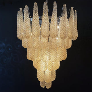 Inset Lustre Goutte Murano Métal Verre Premium