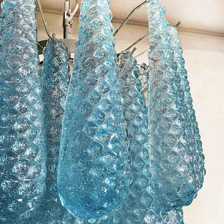 Inset Lustre Goutte Murano Métal Verre Premium