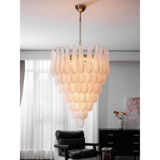 Inset Lustre Goutte Murano Métal Verre Premium