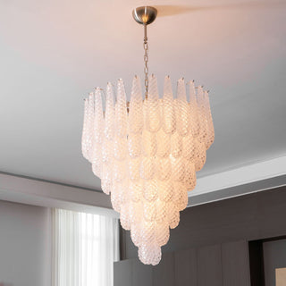 Inset Lustre Goutte Murano Métal Verre Premium