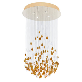 Droplets Sculpture Chandelier-Neutral Decor