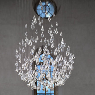 Droplets Sculpture Chandelier-Neutral Decor