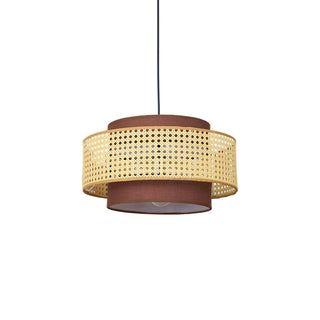 Zerither Suspension Rattan Tissu-Luire