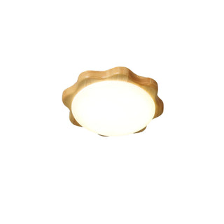 Myshae Plafonnier Tambour Bois Minimaliste