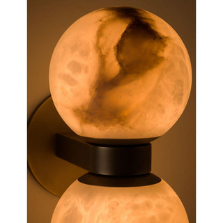 Lush Applique Murale en Albâtre Globe