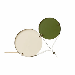 Duet Disc Table Lamp-Neutral Decor