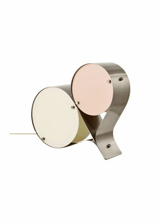 Duet Disc Table Lamp-Neutral Decor