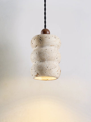 Bors Dune Suspension en Travertin Jaune Pebble