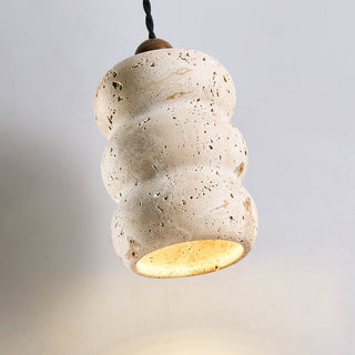 Bors Dune Suspension en Travertin Jaune Pebble