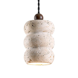 Bors Dune Suspension en Travertin Jaune Pebble