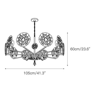 Orb Lustre Métal Laiton Créativité Individuelle