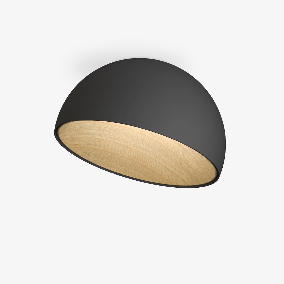 Viriana Plafonnier Dôme Bois Minimaliste