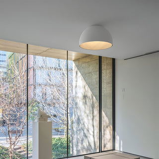 Solara Plafonnier Dôme Bois Minimaliste