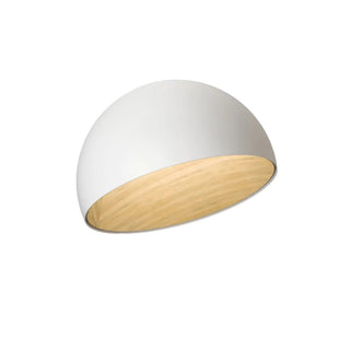 Solara Plafonnier Dôme Bois Minimaliste