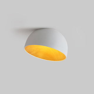 Solara Plafonnier Dôme Bois Minimaliste