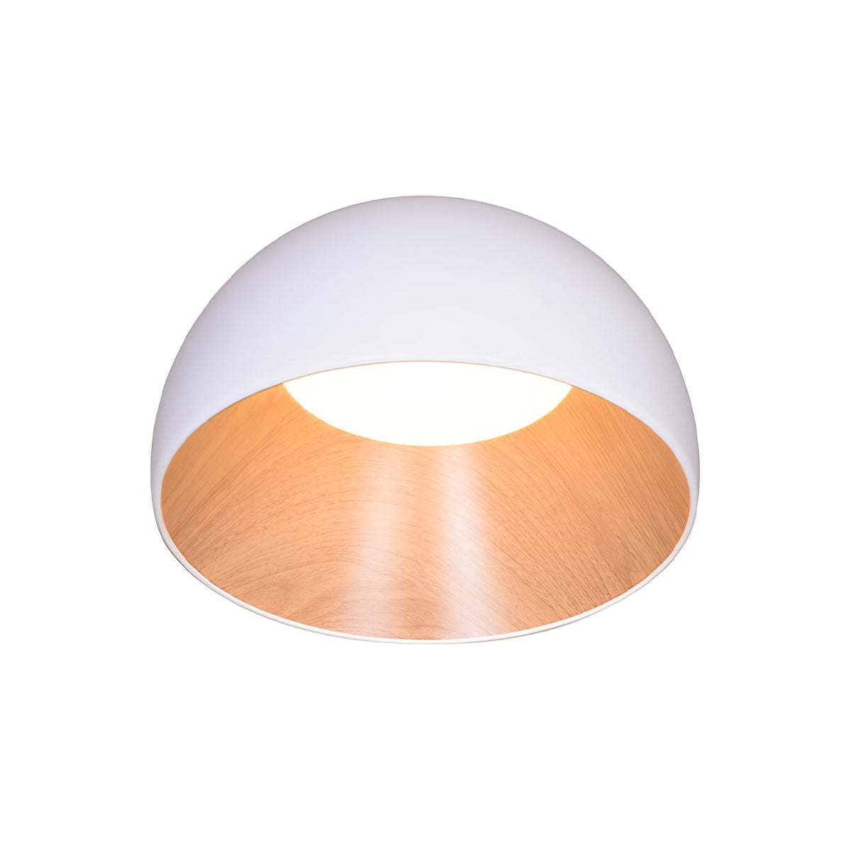 Viriana Plafonnier Dôme Bois Minimaliste