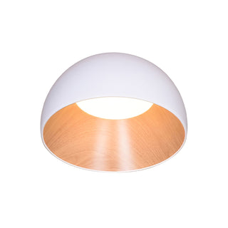 Solara Plafonnier Dôme Bois Minimaliste