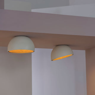 Solara Plafonnier Dôme Bois Minimaliste