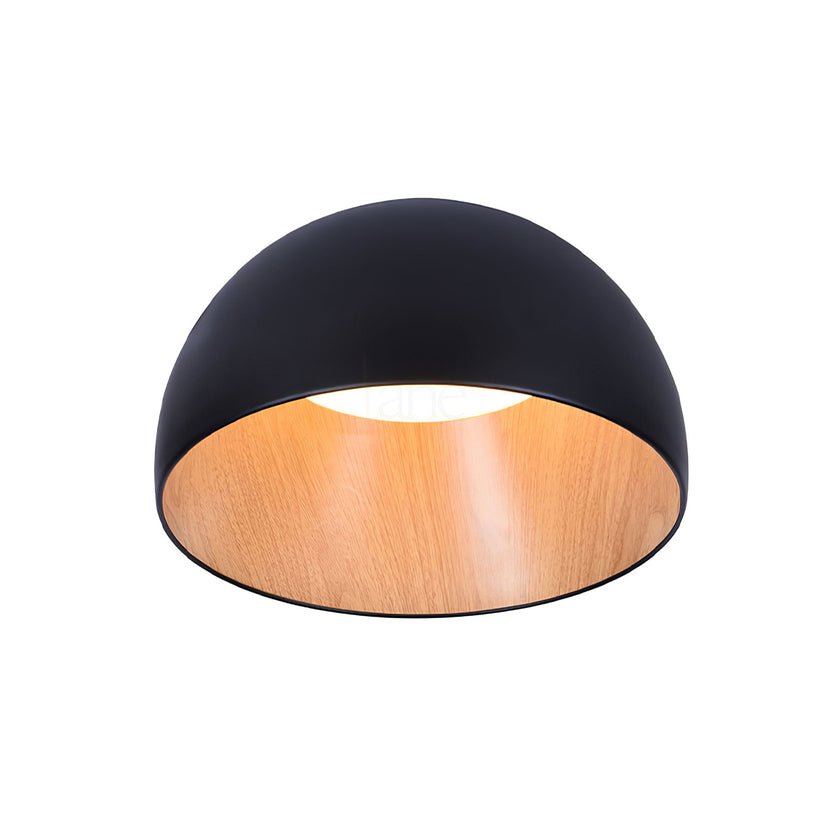 Viriana Plafonnier Dôme Bois Minimaliste