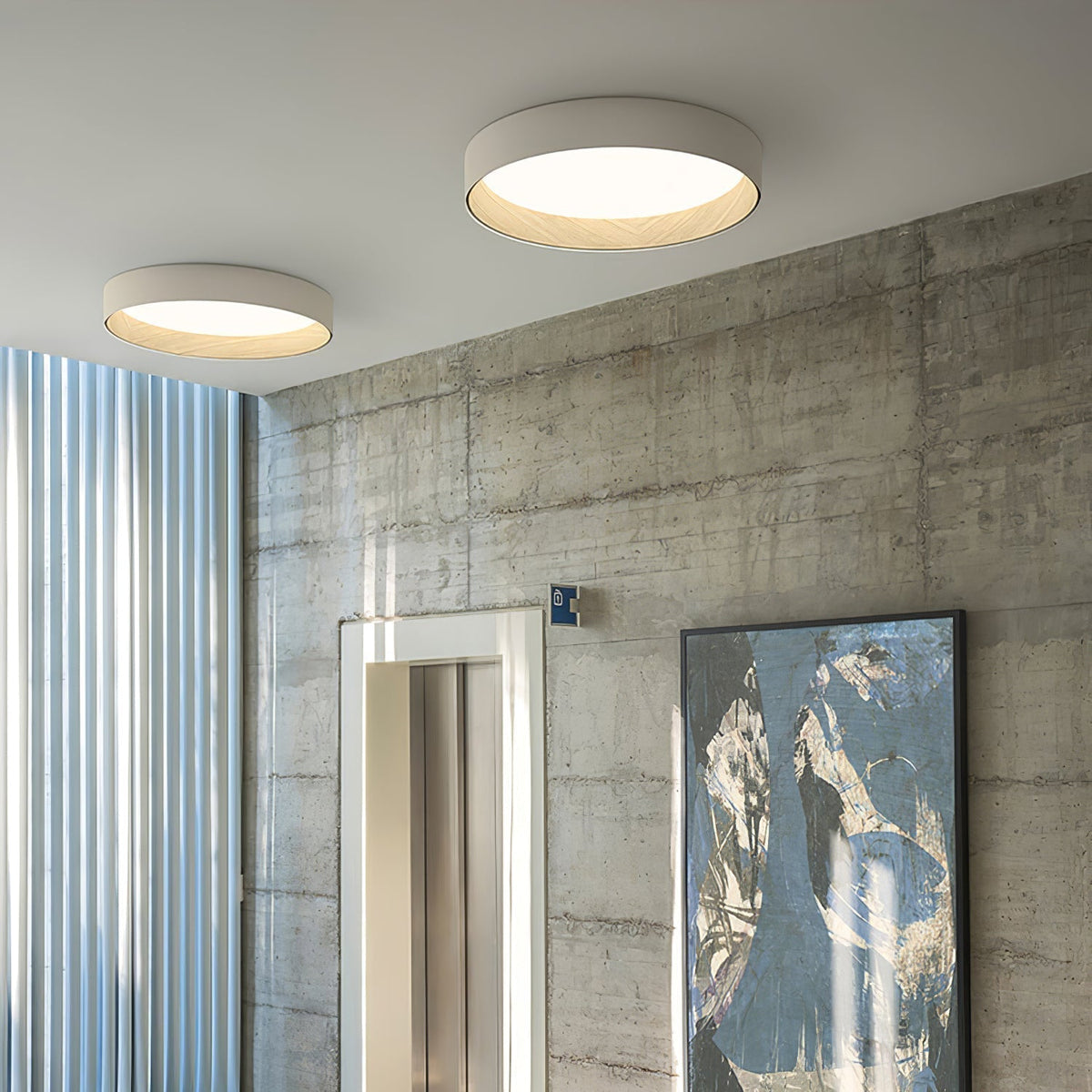 Selona Plafonnier Rond Moderne Minimaliste
