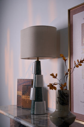Obelisk Lampe de Table en Marbre